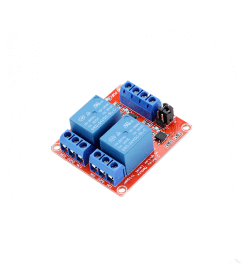 Módulo Relay doble 12V 10A