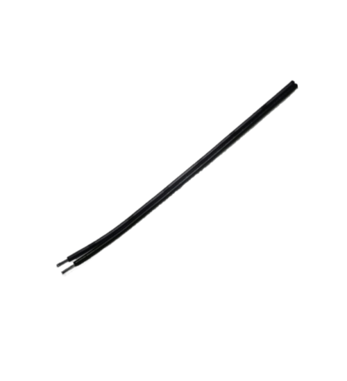 Cable 22 AWG 2 líneas  negro-gris