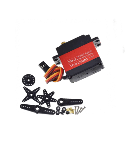 Servo digital impermeable al agua 20kg 180 grados