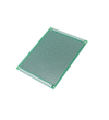 Placa perforada de fibra de vidrio doble cara 12cm x 8cm