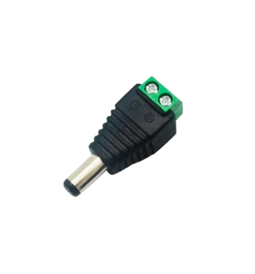 adaptador jack macho Adaptador Jack DC macho 5.5mm 2.1mm