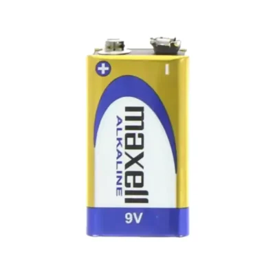 Batería cuadrada de 9V Alcalina maxell