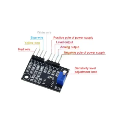 Conexión de sensor optico para detectar liquidos