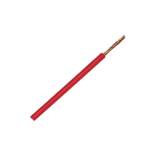 Cable negro 18 AWG color rojo