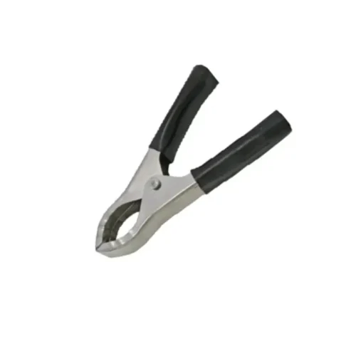 Pinza cocodrilo color negro alta corriente