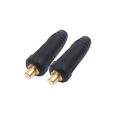 Conector macho 9mm para máquina de soldar inverter