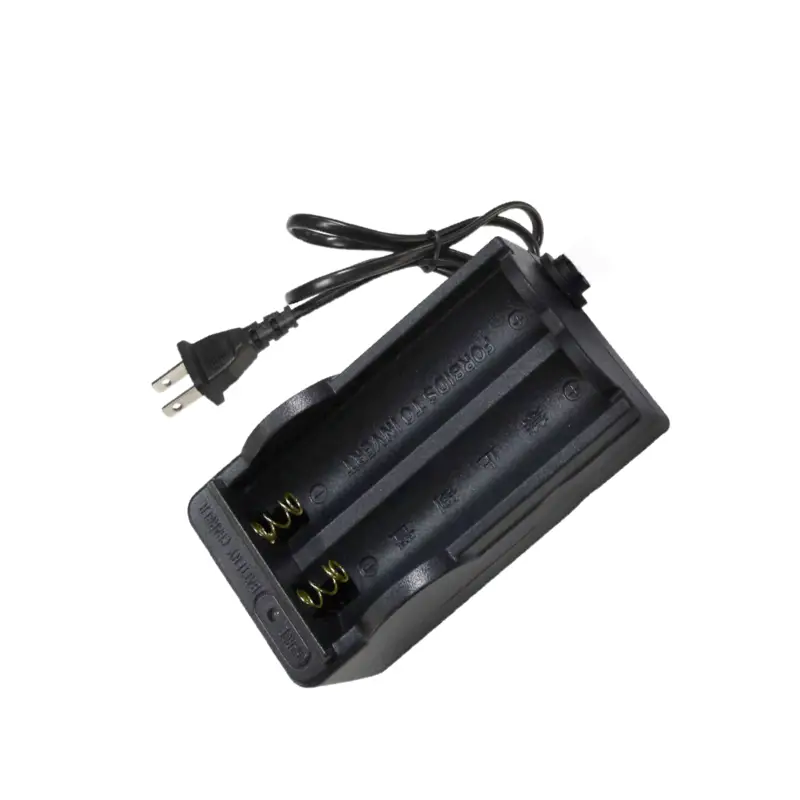 Cargador de batería 18560 120VAC, cargador para batería 10650 x 2